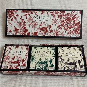 NIB GUCCI BLOOM PERFUME SOAP GIFT SET